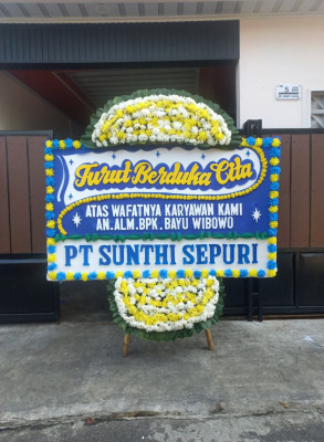 Papan Bunga Duka di Tangaran